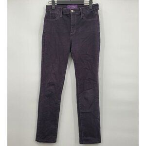 NYDJ Mid Rise Skinny Jeans Size 2 Womens Stretch Dark Wash Denim Solid